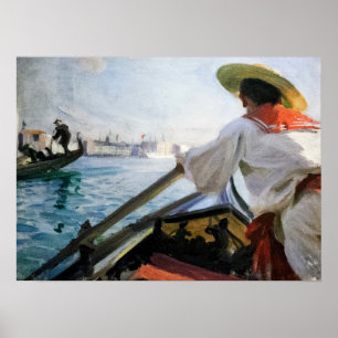 Zorn - over de boot van Anders Zorn Poster