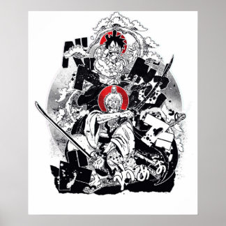 Zoro en Luffy Poster