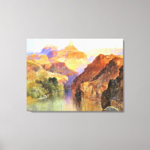 Zoroaster Peak, Grand Canyon, Canvas Afdruk