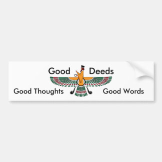 Zoroastrian Motto Bumpersticker