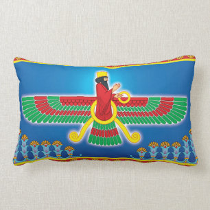 Zoroastrian Persian Faravahar Kussen