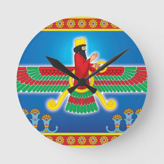Zoroastrian Persian Faravahar Ronde Klok