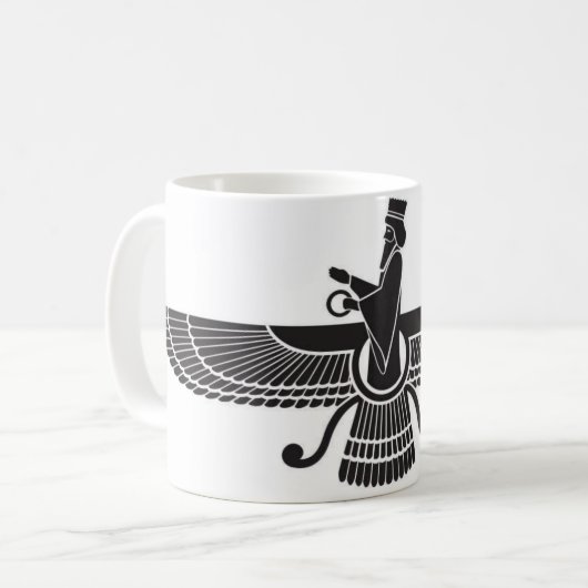 Zoroastrian Perzische Mok Iran (Voorkant links)