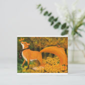 Zorrito de Otoño Briefkaart (Staand voorkant)