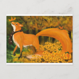 Zorrito de Otoño Briefkaart