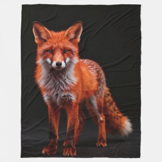 Zorro nocturno fleece deken (Voorkant)