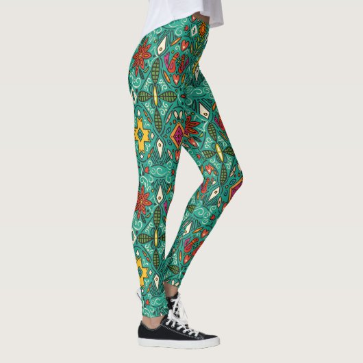zoryana blauwgroen leggings (Rechts)