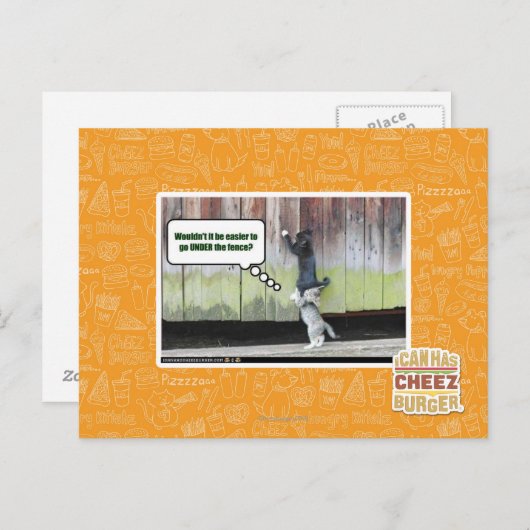 Zou het niet makkelijker zijn briefkaart (Voorkant / Achterkant)