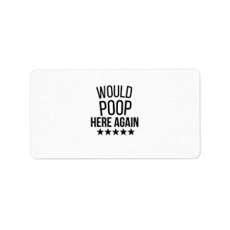 Zou Hier Weer Poepen Vinyl Sticker