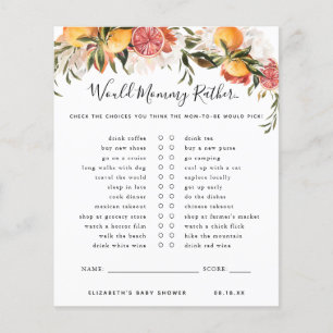 Zou mama Rather   BABY SHOWER