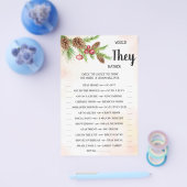 Zou 'Would They Rather' Kerst Douche Spelkaart Flyer (Enkel)