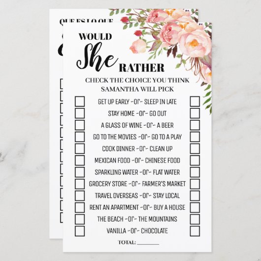 Zou ze de engelse spaanse wedstrijd liever in het (Voorkant / Achterkant)