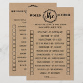 Zou ze een tweetalige tweetalige douche willen gev (Voorkant / Achterkant)