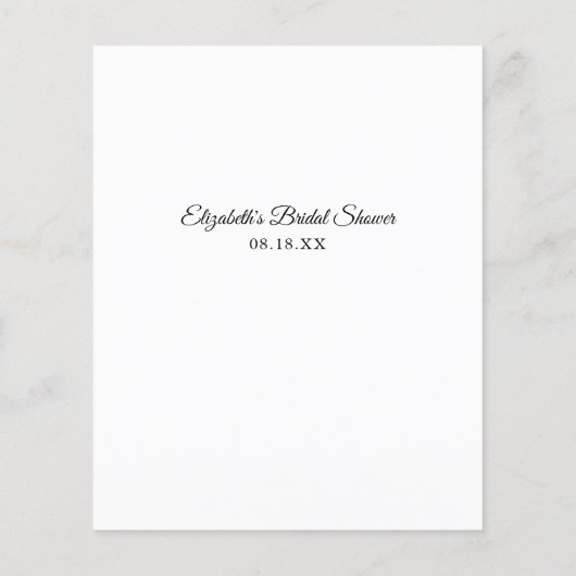 Zou ze haar niet willen | Minimale Vrijgezellenfee (Achterkant)