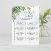 Zou ze liever Baby shower spelen?