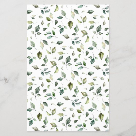 Zou ze liever Beer Greenery Shower Game Card wille Flyer (Achterkant)