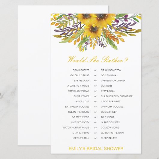 Zou ze liever een Vrijgezellenfeest-spel laten afd (Voorkant / Achterkant)