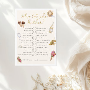 Zou ze liever geen Winery Picnic Bachelorette will Informatiekaartje