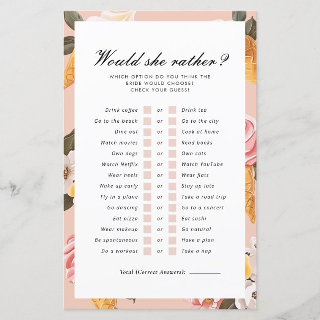 Zou ze liever het Vrijgezellenfeest spel opscheppe (Voorkant)