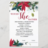 Zou ze liever met Kerstmis de Bridal van Poinsetti (Voorkant)