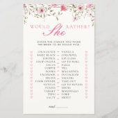 Zou ze liever vlinders bloemig Vrijgezellenfeest (Voorkant)