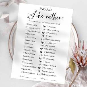 Zou ze liever Vrijgezellenfeest spelen? Kaart