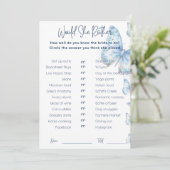 Zou zij liever bruidsfeest spel blauwe vlinder (Staand voorkant)