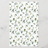 Zouden ze liever Beer Greenery Shower Game-kaart Flyer (Achterkant)