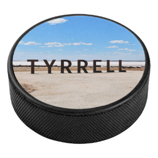 Zout en lucht bij Lake Tyrrell Australië Hockey Puck