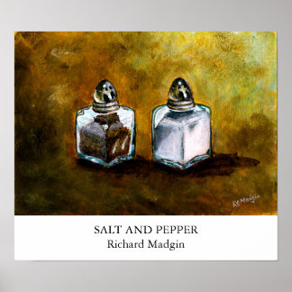 Zout en peper poster