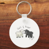 Zout en peper Zouten Schokkers Sleutelhanger (Voorkant)