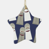 Zout- en Pepper Cute Pattern Keramisch Ornament (Rechts)
