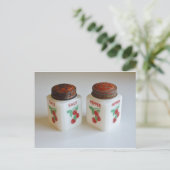 Zout en Pepper Shakers Briefkaart (Staand voorkant)
