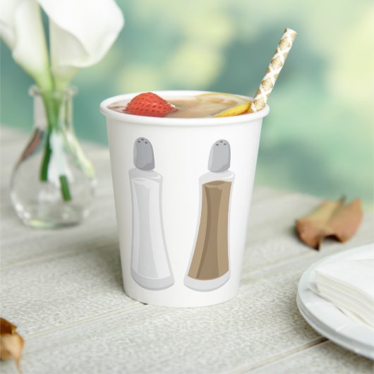 Zout- en Pepperschudders Papieren Bekers (Insitu)