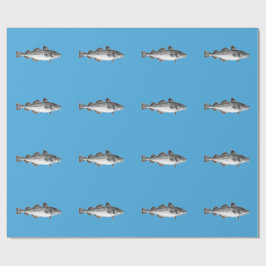  zout Gevist - Atlantische kabeljauw Cadeaupapier