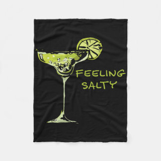 Zout gevoel Cinco de Mayo Margarita Grappig Mexico Fleece Deken