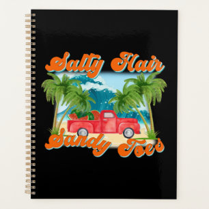 Zout haar, zanderige tenen Tropical Truck & Beac Planner