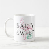 "Zout maar zoet" Flamingo Koffiemok (Links)