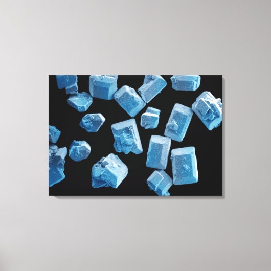 Zout (NaCl) kristallen Canvas Afdruk (Voorkant)