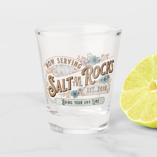Zout op de Rocks die nu je eigen Limoen brengt Shot Glas