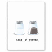 Zout & Peper Sticker (Voorkant)