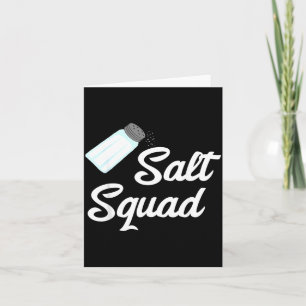 Zout Squad Glas Schudder Smaak Matching Groep Kaart