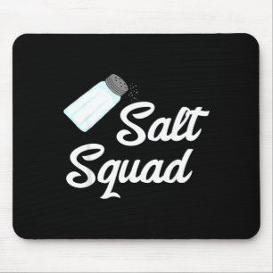 Zout Squad Glas Schudder Smaak Matching Groep Muismat