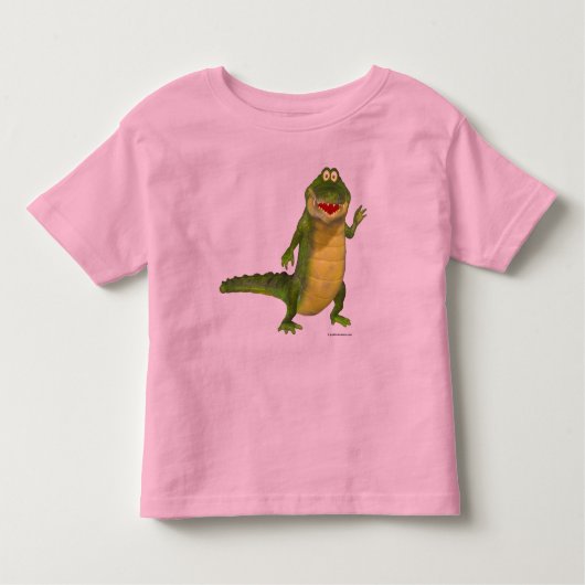 Zout the Crocodile Kinder Shirts (Voorkant)