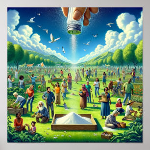 Zout van de Aarde Christelijke Kunst Poster