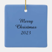 Zout van de Aarde Ocean Bijbel Verse Kerstmis Keramisch Ornament (Achterkant)