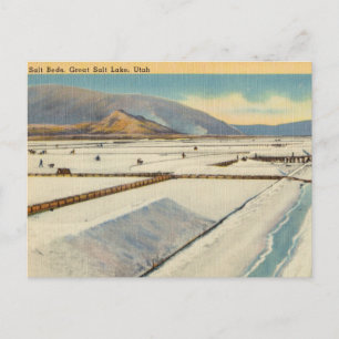Zoute Beds, Great Salt Lake, Utah Briefkaart