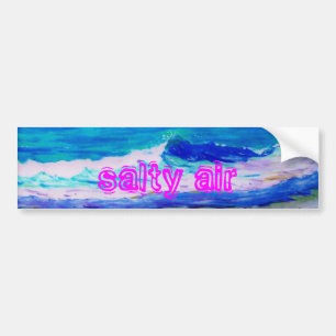 zoute lucht bumpersticker