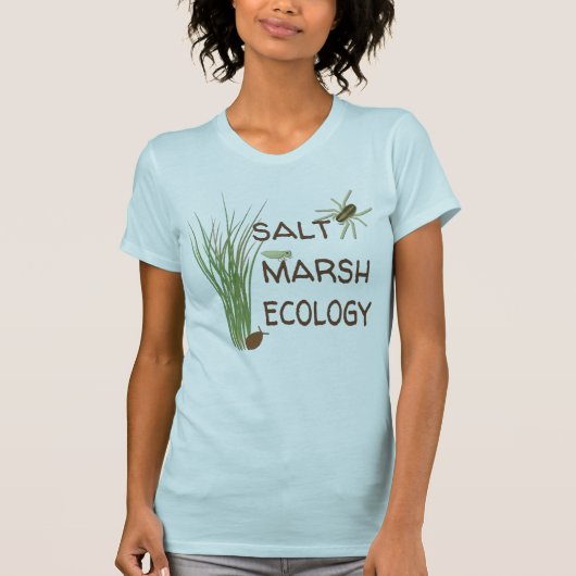 Zoute Marsh Ecology T-Shirt - Blue (Voorkant)
