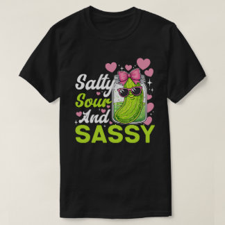 Zoute zure en brutale augurk grappig shirt schatti